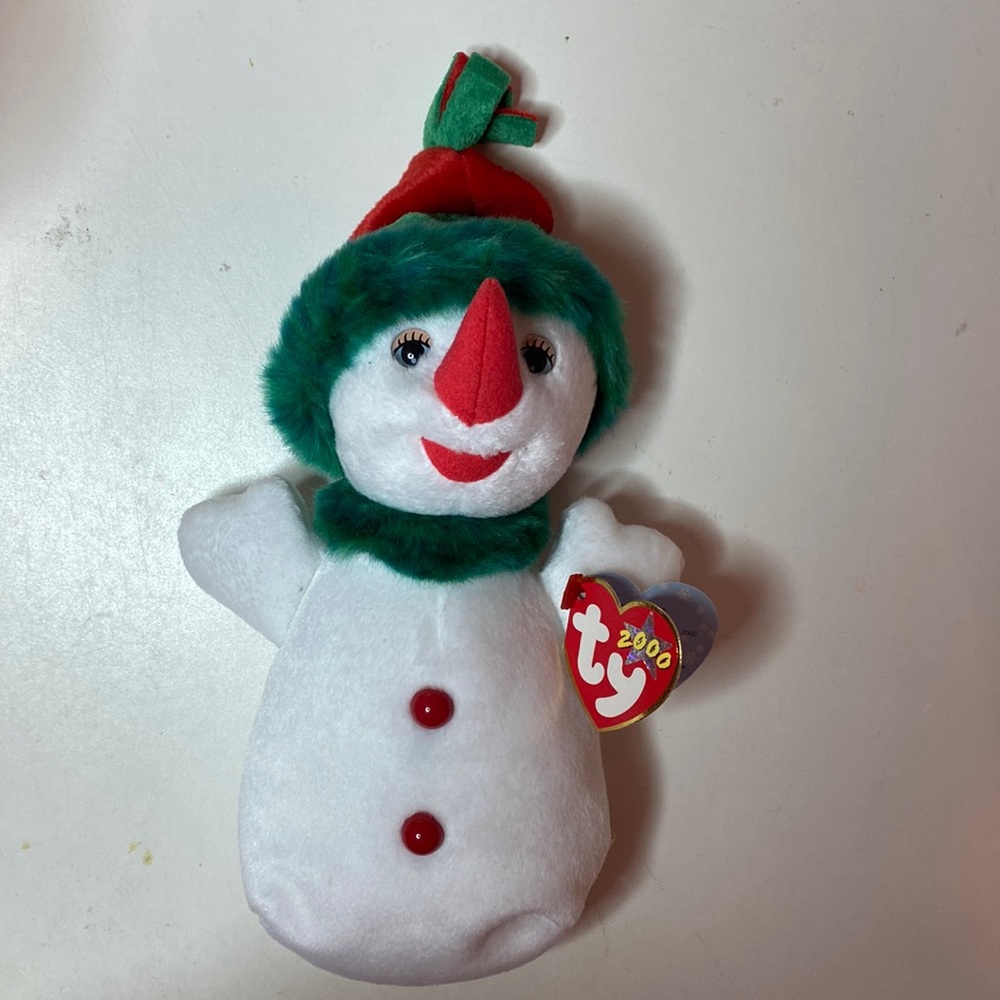 Ty Snowgirl beanie babie 2000